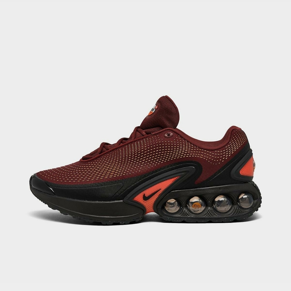 Nike Air Max DN shoes, size 12, color dark red, black, anthracite black